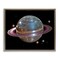 Stupell Industries Purple Disco Ball Planet Floating Frame, design by Decent Exposures